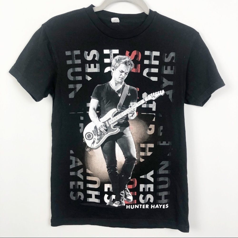 HUNTER HAYES 2013 Black Tour Tee Country Music Unisex Size X-Small